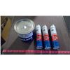 Image 1 : GULF GREASE TIN AND 3 TUBES AMACO GREASE