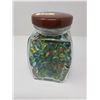 Image 1 : PLANTERS JAR FULL OF MARBLES