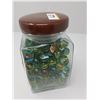 Image 3 : PLANTERS JAR FULL OF MARBLES