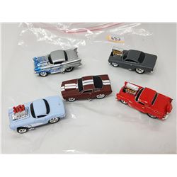 LOT OF FIVE 1:64 VEHICLES