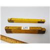Image 2 : TWO VINTAGE FOLDING RULERS