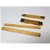 Image 3 : TWO VINTAGE FOLDING RULERS