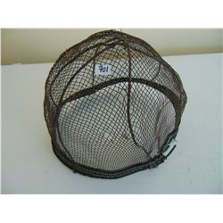 VINTAGE HORSE/ CATTLE MUZZLE STEEL AND LEATHER