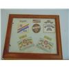 Image 2 : VINTAGE FRAMED BEER BOTTLE LABELS