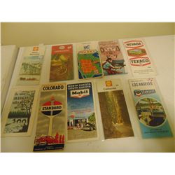 10 OLD GAS STAION HIGHWAY MAPS