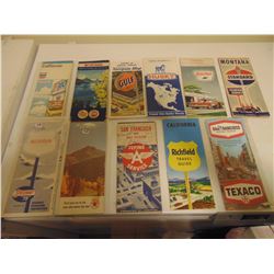 11 EARLY GAS STATION HIGHWAY MAPS