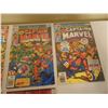 Image 4 : SEVEN CAPTAIN MARVEL COMICS 25 AND 30 CENT COVERS IN PLASTIC SLEEVES