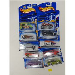 LOT OF 10 HOT WHEELS CARS