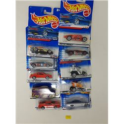 LOT OF 10 HOT WHEELS CARS