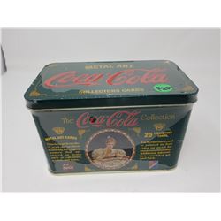 COCA-COLA TIN COLLECTOR CARDS