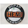 Image 1 : MOPAR HEMI TIN DOMED SIGN (REPRODUCTION) *16"*