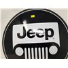 Image 3 : JEEP TIN DOMED SIGN (REPRODUCTION) *16"*