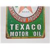 Image 2 : TEXACO TIN SIGN (REPRODUCTION) *12" X 8"*