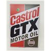 Image 1 : CASTROL GTX OIL TIN SIGN (REPRODUCTION) *12" X 8"*