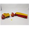 Image 1 : TONKA MINI FIRE TRUCK AND DUMP TRUCK
