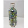 Image 2 : MILK BOTTLE FULL OF MARBLES