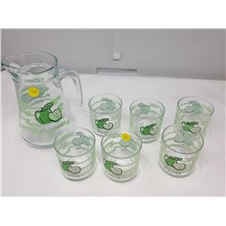 JUICE PITCHER WITH 6 GLASSES