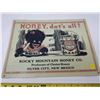 Image 2 : ROCKY MOUNTAIN HONEY SIGN  - Repro