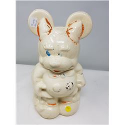 TWO SIDED MICKEY/MINNIE MOUSE COOKIE JAR