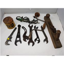 VINTAGE WRENCHES AND PLAINER