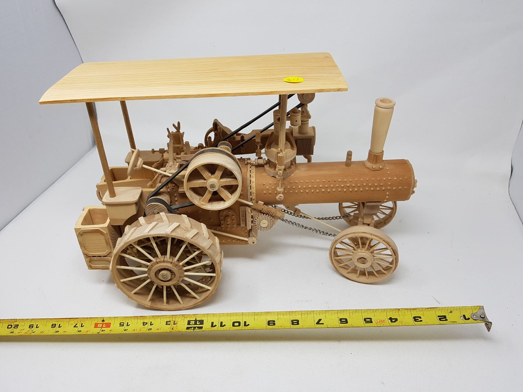 WOODEN STEAM ENGINE