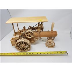 WOODEN STEAM ENGINE