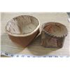 Image 1 : TWO BIRCH BARK BASKETS