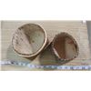 Image 2 : TWO BIRCH BARK BASKETS