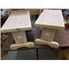 Image 2 : CHILDRENS TABLE WITH TWO BENCHES (21" X 14.5" X 20" -- 10" X 18.5" X 12")