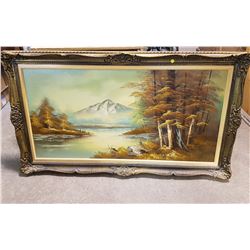 LANDSCAPE OIL PAINTING- 55" X 32"
