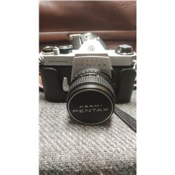 ASAHI PENTAX CAMERA, CASE AND ACCESSORIES