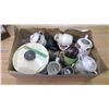 Image 1 : LOT OF TEAPOTS, MUGS, ICE BUCKET, ETC.