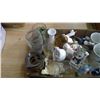 Image 2 : LOT OF CUPS, FIGURINES, VASE, ETC.