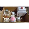 Image 2 : LOT OF ASSORTED COOKIE JARS, TEAPOT, ETC.