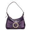 Lancaster Purple Leather Small Shoulder Bag