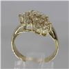 Image 2 : 0.64 ctw Diamond Cluster Ring - 14KT Yellow Gold