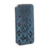 Image 4 : MCM Blue Snakeskin Leather Flap iPhone 5 Case