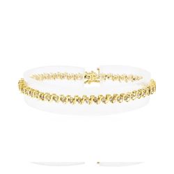 2.00 ctw Diamond Tennis Bracelet - 10KT Yellow Gold