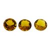 Image 1 : 12.55 ctw.Natural Round Cut Citrine Quartz Parcel of Three