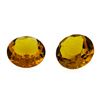 Image 1 : 12.09 ctw.Natural Round Cut Citrine Quartz Parcel of Two