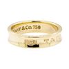 Image 2 : Tiffany and Company "1837" Ring - 18KT Yellow Gold