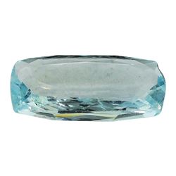 5.72 ct.Natural Cushion Cut Aquamarine