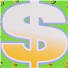 Image 2 : Dollar Sign State 1 by Steve Kaufman (1960-2010)