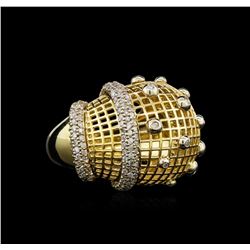 14KT Yellow Gold 0.98 ctw Diamond Ring