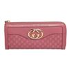 Image 1 : Gucci Pink Guccissima Leather Zippy Wallet