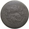 Image 2 : 1807/6 Draped Bust Large Cent, Large 7, S-273, R1, eagle and 1851 counterstamps, AG3.