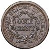 Image 2 : 1847 Braided Hair Large Cent, N-28, R4, PCGS MS61BN.