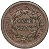 Image 2 : 1850 Braided Hair Large Cent, N-1, R2, NGC AU58, ex Reiver.