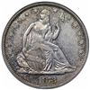 Image 1 : 1872-S Seated Liberty Half Dollar, ANACS EF45 details, cleaned.