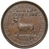 Image 2 : (1830s) Hard Times Token, I Take the Responsibility, Low 53, HT-72, XF45.